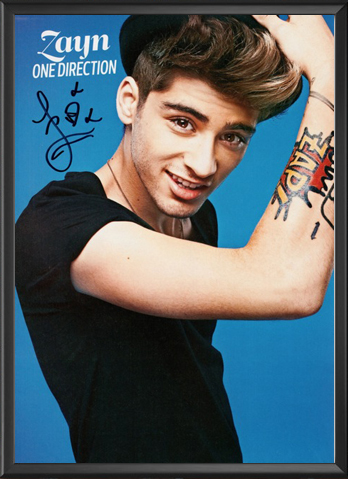 One Direction / Zayn - Signed Music Print
